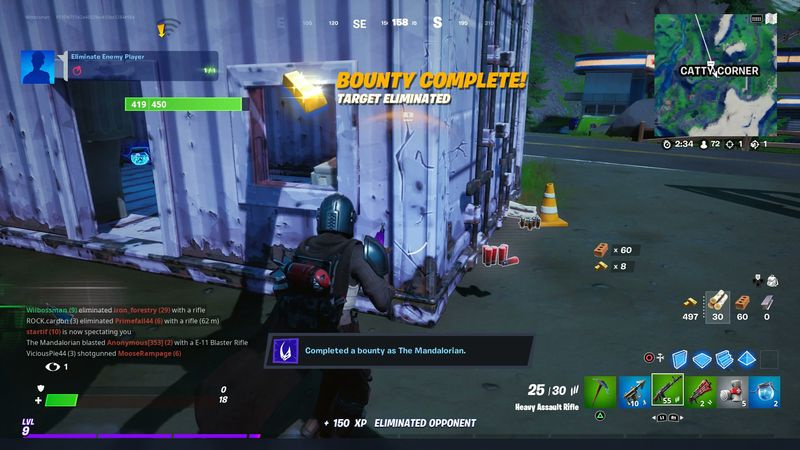 Taglie Fortnite come completare