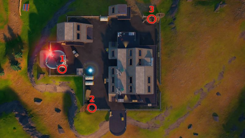 Fortnite Wiretaps-steder på Dinky Dish