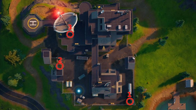 Fortnite Wiretaps-steder ved Dockside Dish
