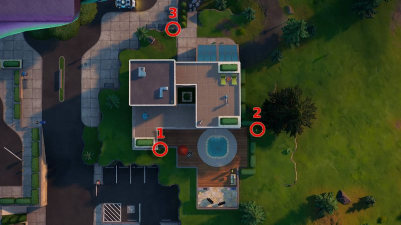 Fortnite Wiretaps-steder ved Lazy Lake