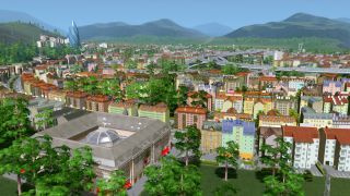 Skylines van steden