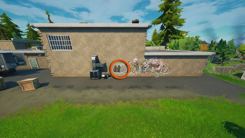 Fortnite Shady Doggo -grafiti Retail Row