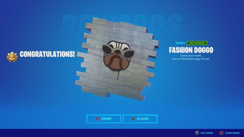 Fortnite Shady Doggo -grafitipalkinto