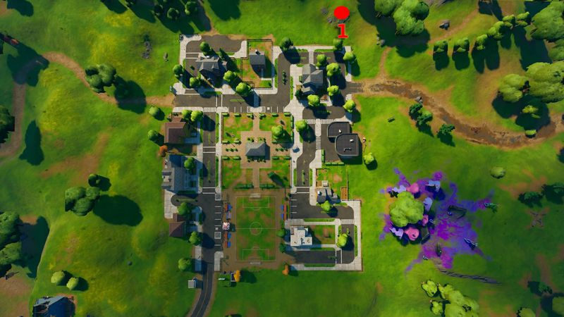 Standort der Videokamera in Pleasant Park