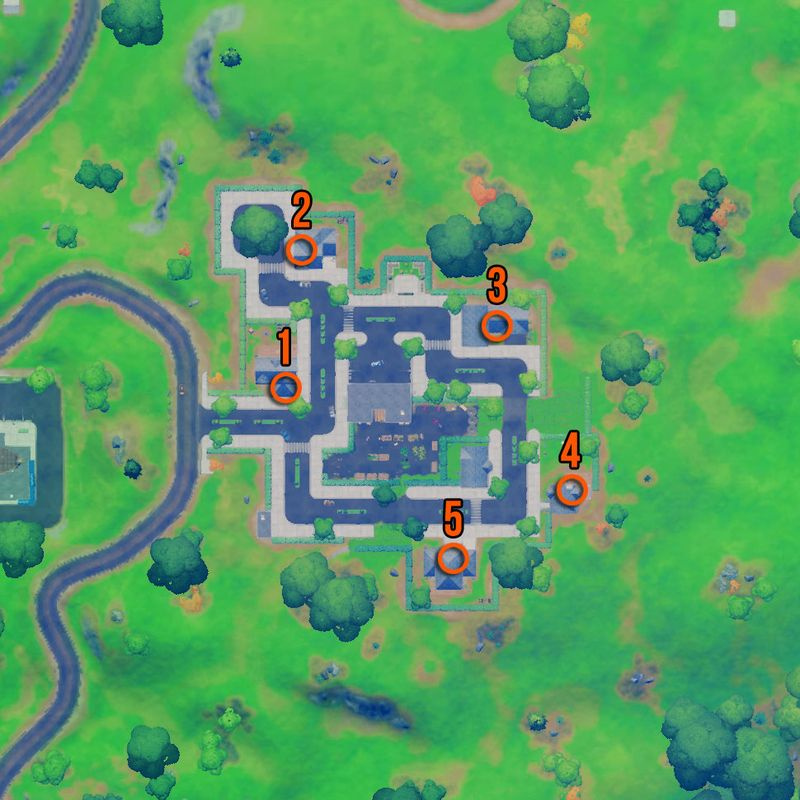 Fortnite-forskningsbøger kortlægger Holly Hedges