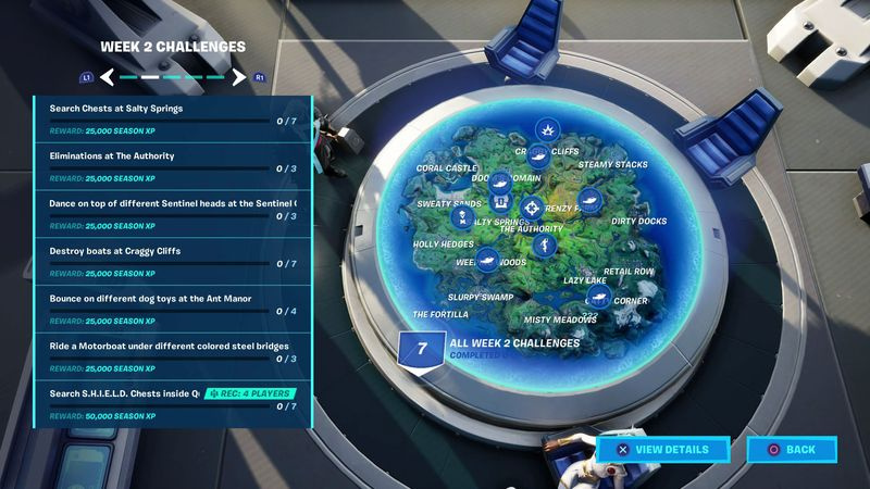 Fortnite Week 2 Challenges Säsong 4