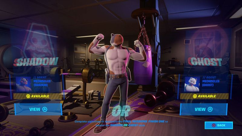 Fortnite toimittaa kalat SHADOW- tai GHOST Meowsclesille