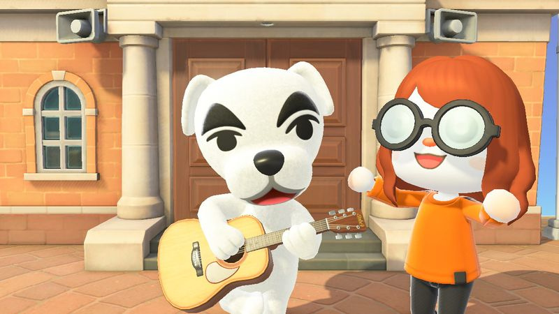 KK-schuifregelaar in Animal Crossing New Horizons