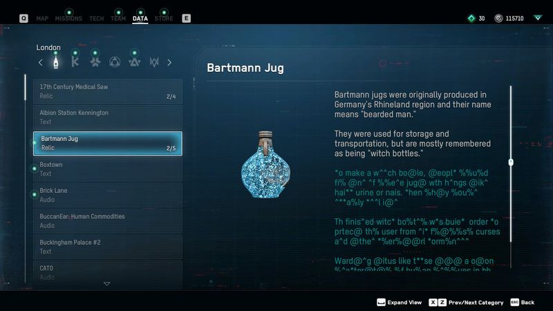Watch Dogs Legion-Tipps: Reliktsets sind nur für Überlieferungen