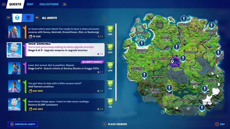 Fortnite Week 1 Quests Saison 7
