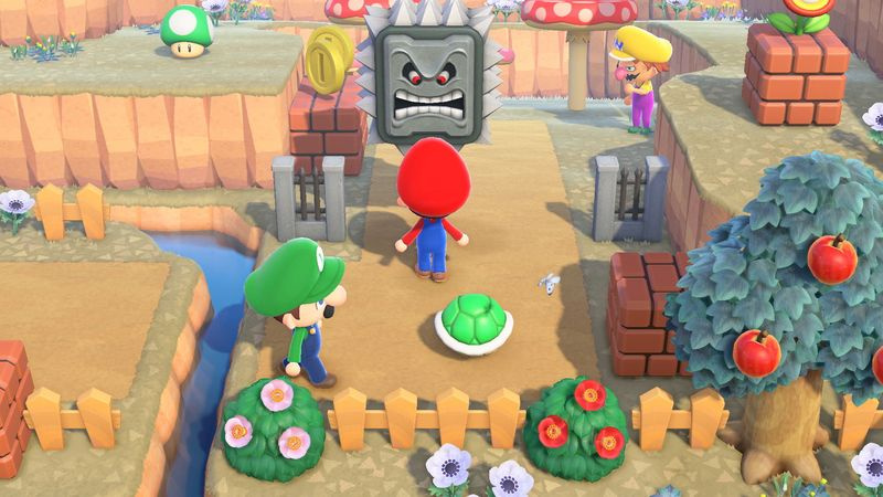 Animal Crossing: New Horizons Super Mario