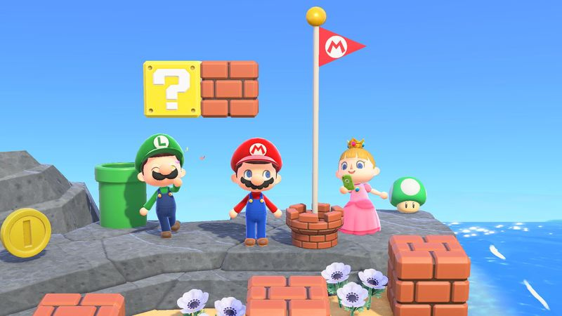 Animal Crossing: New Horizons Super Mario