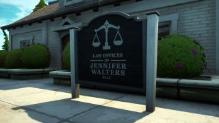 Fortnite Jennifer Walters kontorplacering