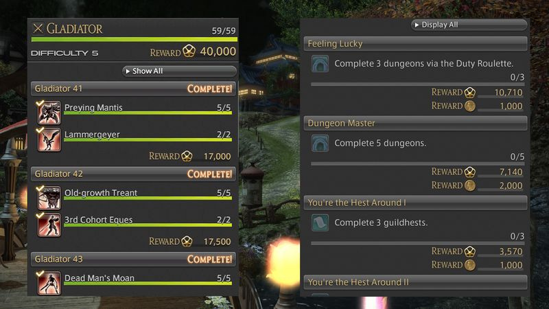 FFXIV nivelleringsgids