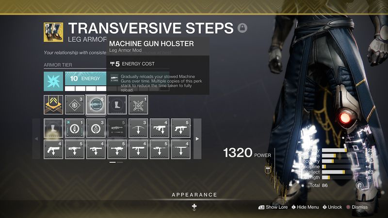 Destiny 2 maskingeværhylster mod