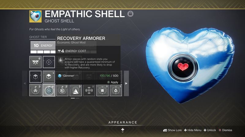 Destiny 2 armorer ghost mod