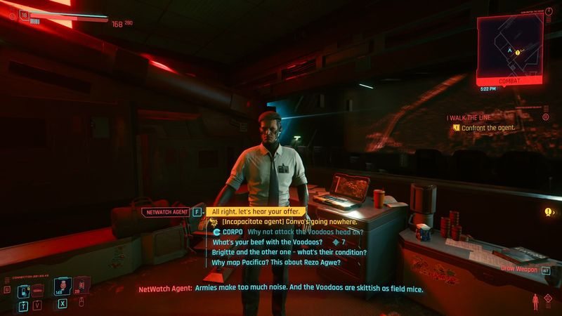Agente NetWatch di Cyberpunk 2077