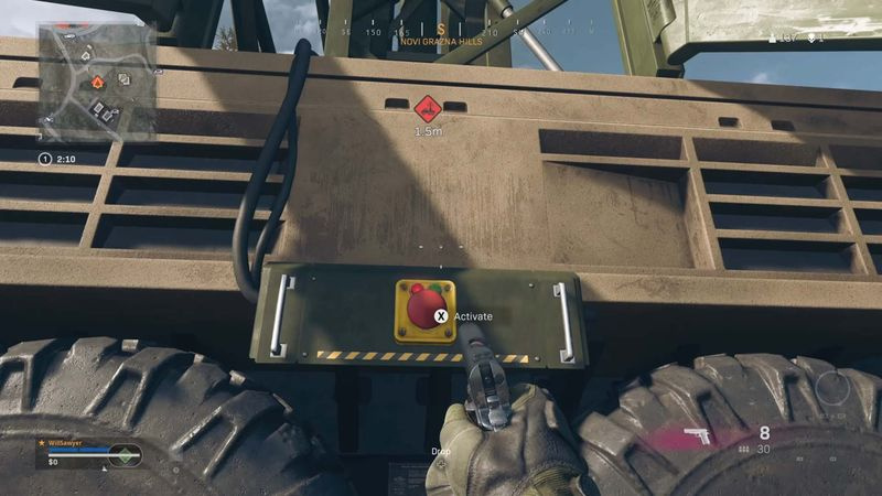 call of duty warzone numren händelse sändningsstationer aktivera knapp