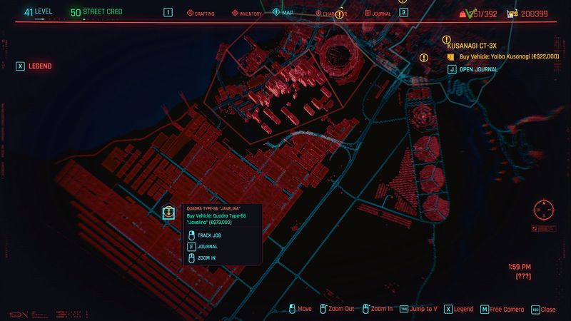 Cyberpunk 2077 hurtigste bil