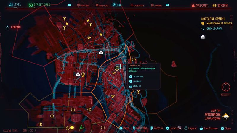 Cyberpunk 2077 hurtigste bil