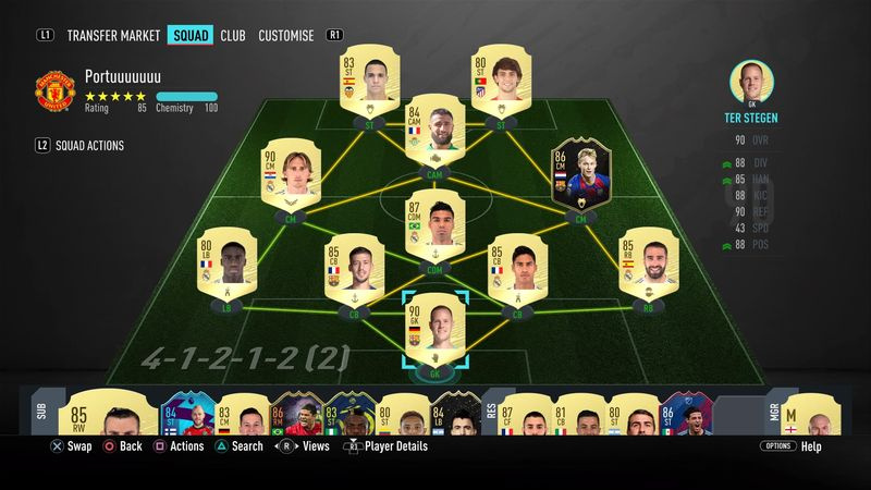 FIFA 20 weekend league tips: Team