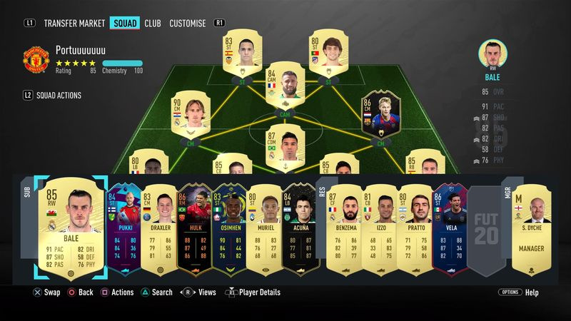 FIFA 20 weekend league tips: Subs