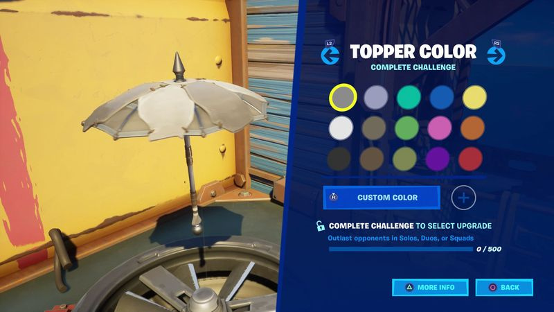 Fortnite Build-a-brella-utmaningar