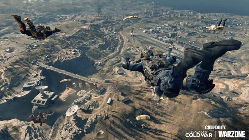 Call of Duty: Warzone faldskærmsudspring