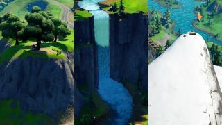Fortnite Scenic Spot, Gorgeous Gorge och Mount Kay platser