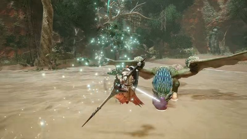 Combo Monster Hunter Rise Lance