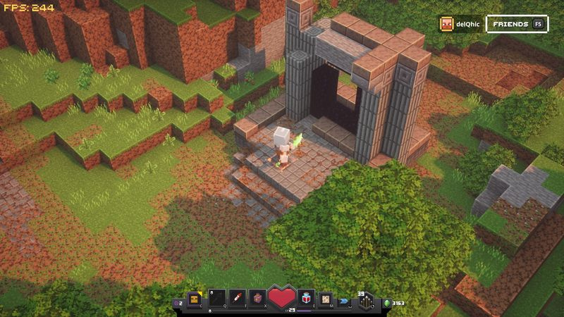 Minecraft Dungeons-kamp: Nether Portal