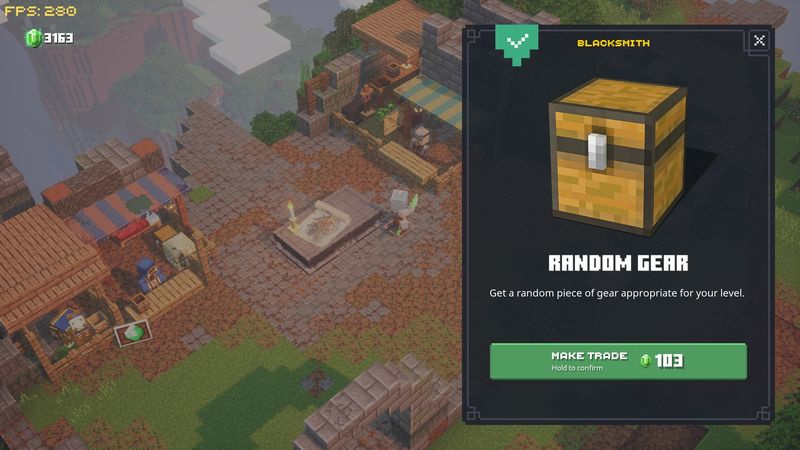 Minecraft Dungeons-kamp: Smid