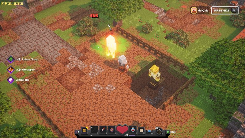 Minecraft Dungeons-kamp: Dummies trainen