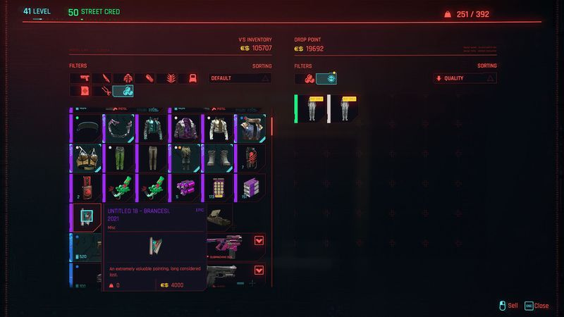 Cyberpunk 2077 pengar glitch