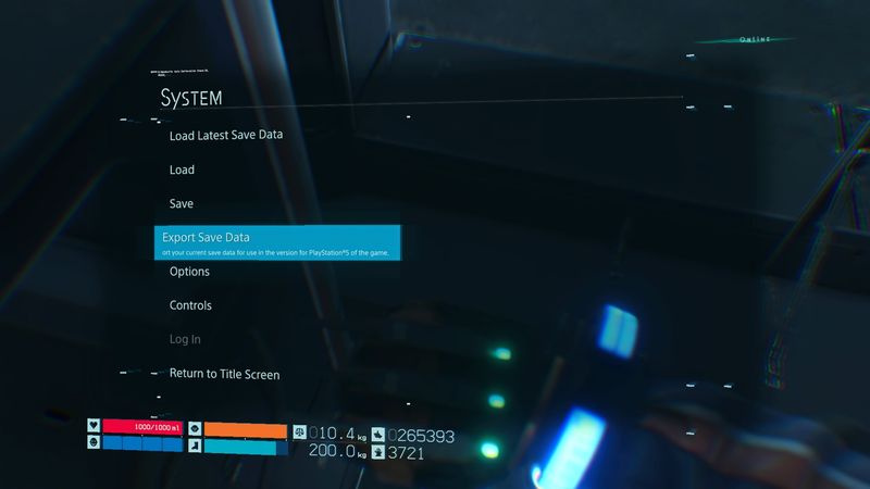 hur man överför en Death Stranding PS4-save till PS5