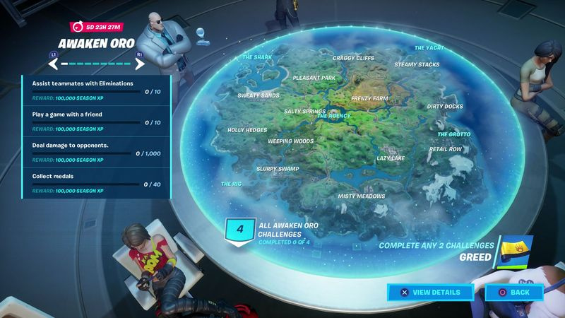 Fortnite Oro-utmaningar