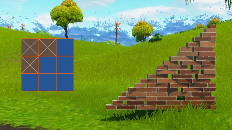 Nedre diagonalvägg (kan vändas)