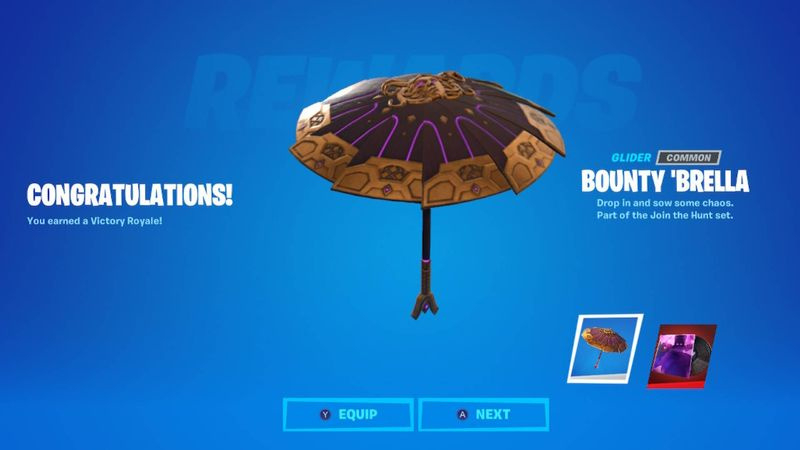 Fortnite säsong 5 vinna paraply