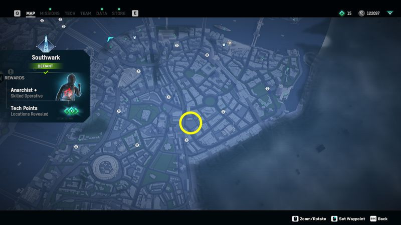 Posizioni delle maschere di Watch Dogs Legion