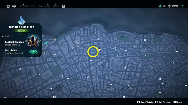 Posizioni delle maschere di Watch Dogs Legion