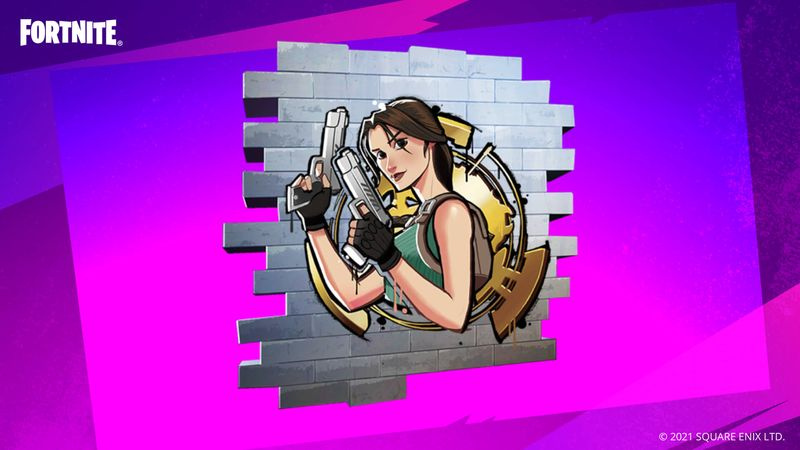 Fortnite Tomb Raider Spray