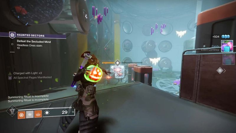 Destiny 2 Festival of the Lost Haunted Sector pumpaladdning
