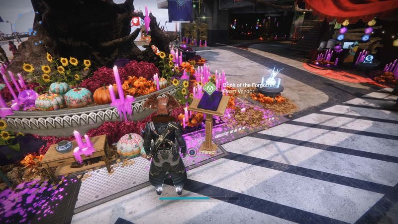 Destiny 2 Festival of the Lost 2021 bok av de glömda i tornet