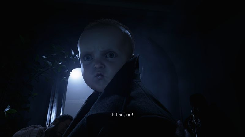 resident evil village chris testa da bambino mod