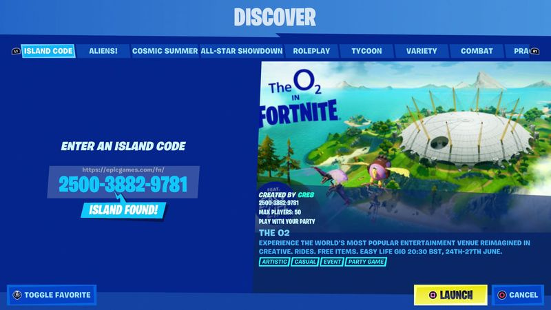 Easy Life in The O2 in Fortnite