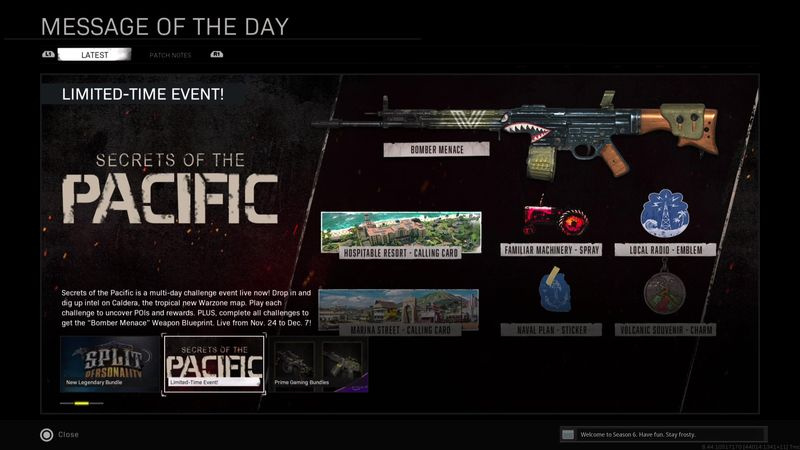 I segreti di Warzone del pacifico