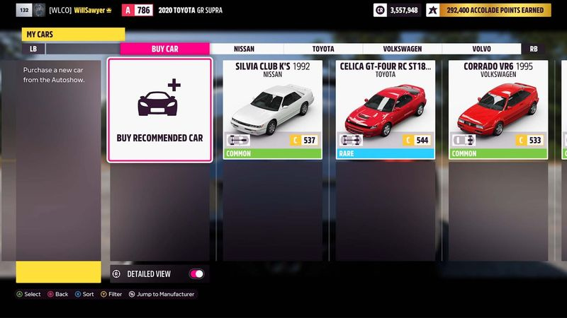 Forza Horizon 5 the real deal rimligt prissatt bil säsongsmästerskap köp rekommenderad bil för race