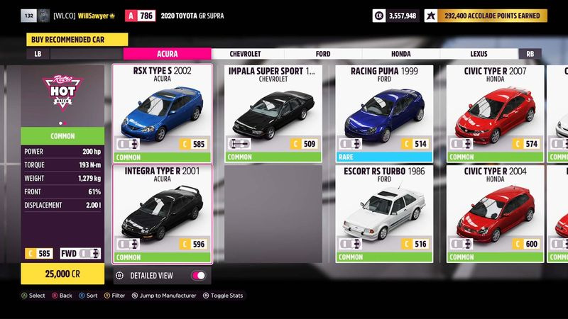 Forza Horizon 5 den verkliga listan över rimliga priser