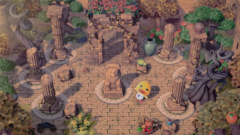Animal Crossing: New Horizons Island-ideer ved hjælp af vinstokke