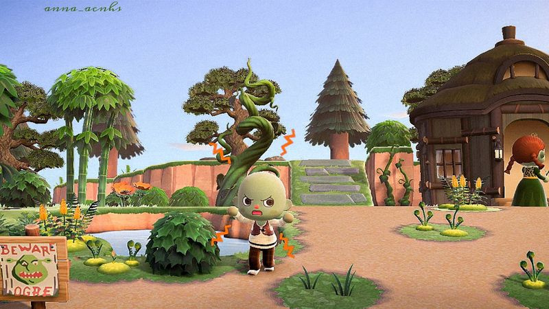 Animal Crossing: New Horizons Island-ideer, hvor spillere genskaber Shrek